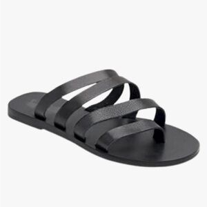 Splendid Salome Black Sandal Slip-on Flat New with Box Size 6